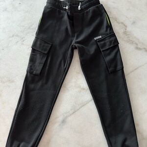 Boss Black Joggers with Green Accent